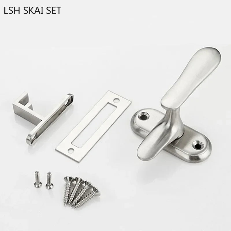 1pc Stainless Steel Door Window Latch Indoor Door Security Lock Bathroom Barn Door Bolt Home Improvement Hardware Fittings