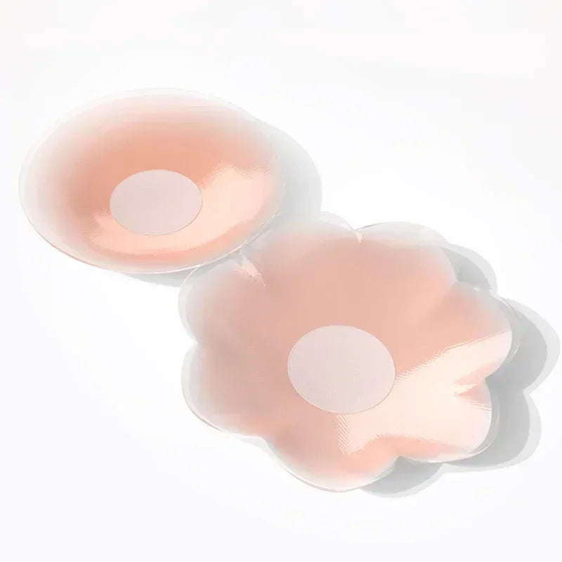2-24PCS Invisible Self Adhesive Chest Paste Reusable Sticker Breast Petal Strapless Lift Up Bra Pad Silicone Petal Nipple Cover