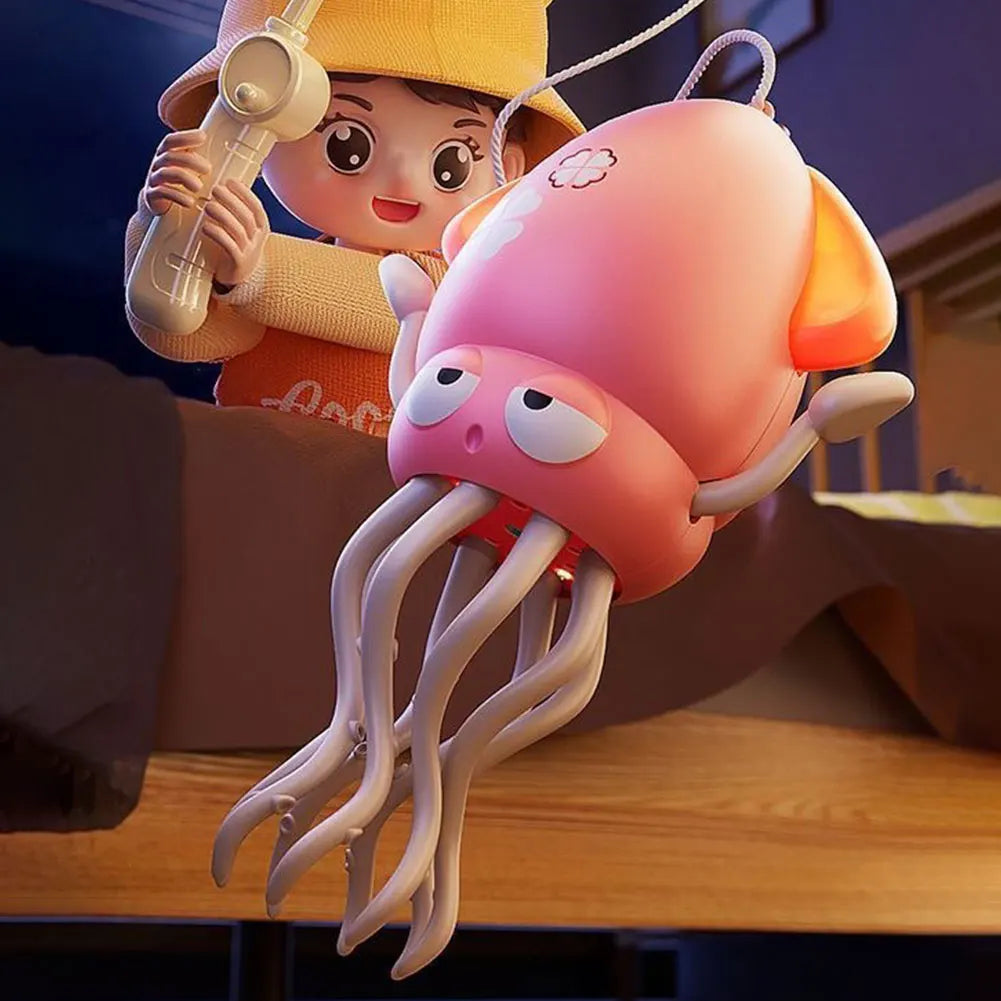 Pieuvre électronique dansante avec musique et lumière, jouet éducatif interactif et mobile, idéal comme cadeau pour enfant