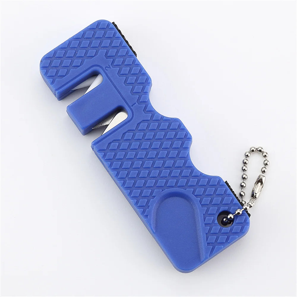 Knife Sharpener Pocket Ceramic Sharpen Diamond Tool Scissor Sharpen Gears Fish Hook Carbide Knife Whetstone Outdoor Multi Tools
