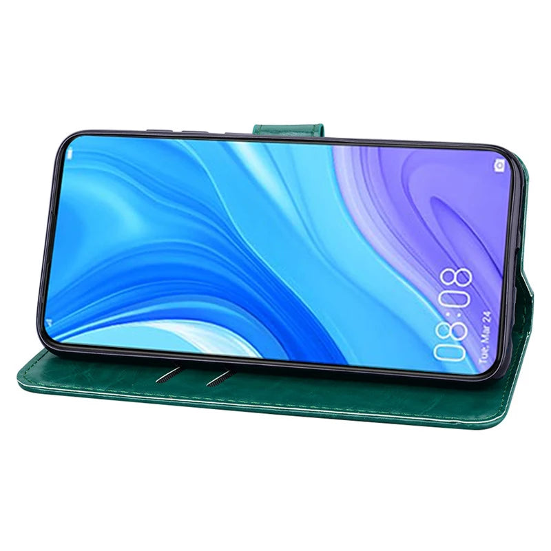 For Huawei P Smart Pro Case Phone Cover Soft Silicone Wallet Flip Case for Coque Huawei P Smart Pro Phone Case Fundas 2019 Cover