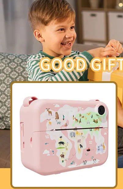 Kids Camera Instant Print Christmas Birthday Gifts for 3-12 Year Old Boys Girls Toys for Kids Age 3-10 with 3 Rolls Print Paper