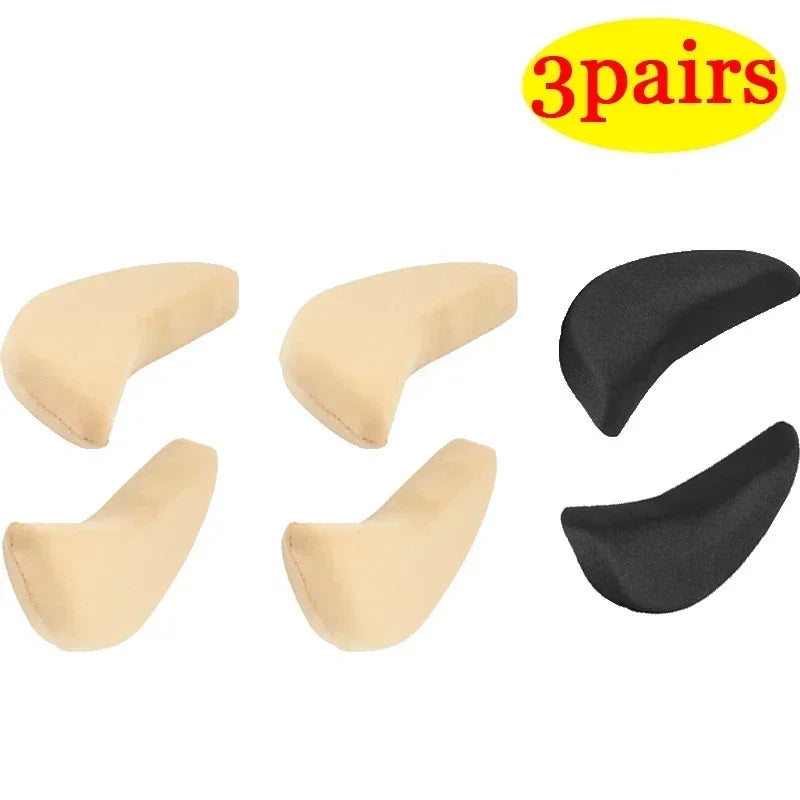 Coussinets d'insertion en éponge pour l'avant-pied, ajustement pour femmes, réduction de la taille des chaussures, soulagement de la douleur, semelles de remplissage pour talons hauts, coussin pour l'avant-pied et les orteils