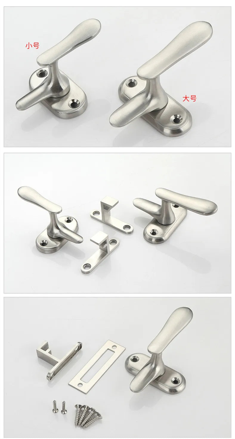 1pc Stainless Steel Door Window Latch Indoor Door Security Lock Bathroom Barn Door Bolt Home Improvement Hardware Fittings