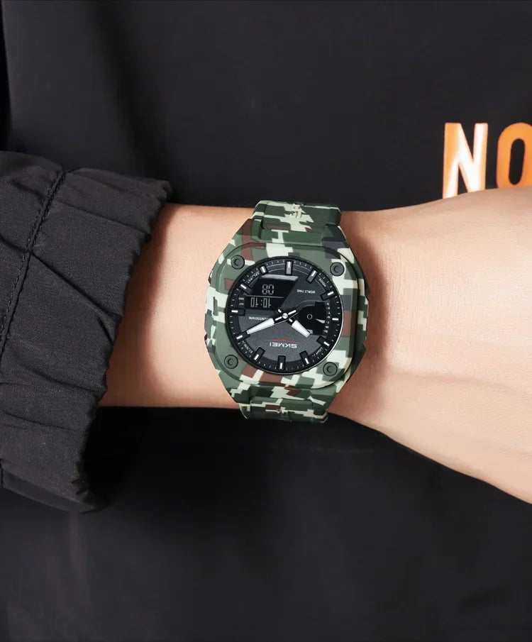 Montre SKMEI 2328 pour homme, accessoire de sport, étanche, réveil, numérique, électronique