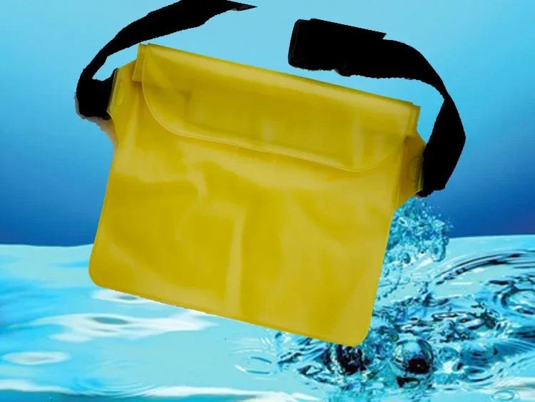 Sac de natation étanche, sac banane pour plongée, ski, téléphone, sac à bandoulière sec pour plage, bateau, sport