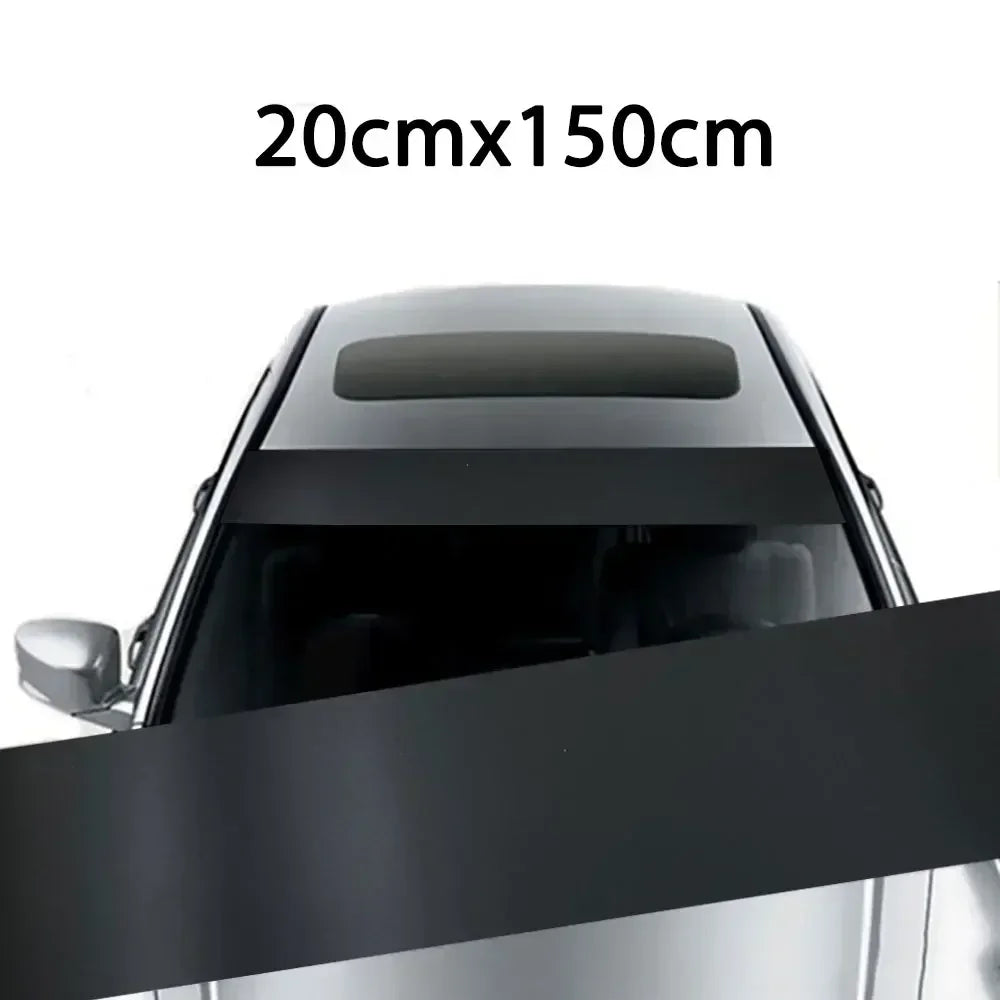 Car Front Windshield Sunshade Stickers 3D Vinyl Film Sunshade Decorative Stickers for Auto Front Windshield Decorative Sticker