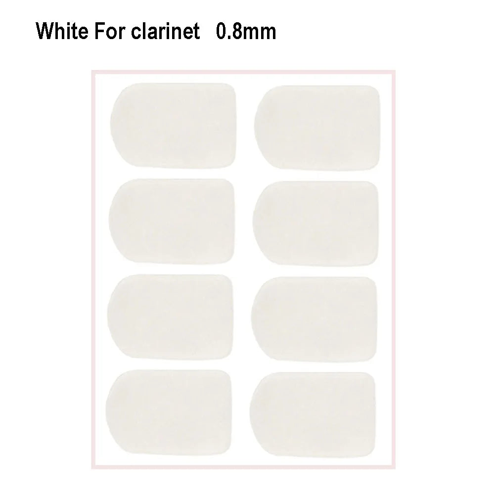 Coussinets d'embouchure pratiques et de qualité, en silicone, pour saxophone, clarinette, 0,5 mm/0,8 mm
