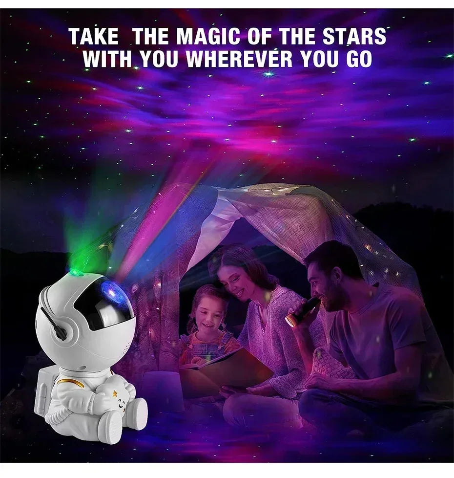 Projecteur d'étoiles Galaxy Night Light Astronaut Space Projector Starry Nebuleuse Plafonnier LED Lampe pour Chambre Maison Décorative enfants cadeau