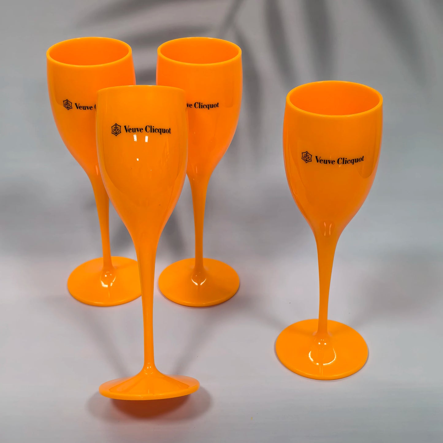 175ML Orange/Christmas Party Glass Champagne Glass, Reusable Plastic Flute Champagne Glass, Suitable for Party and Toast