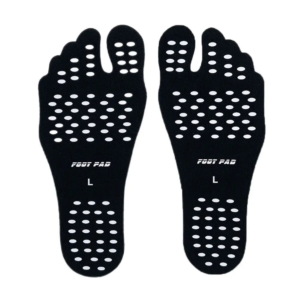 Semelles adhésives antidérapantes en gel de silice pour chaussures de plage, coussinets antidérapants, autocollants pour pieds nus, bord de mer