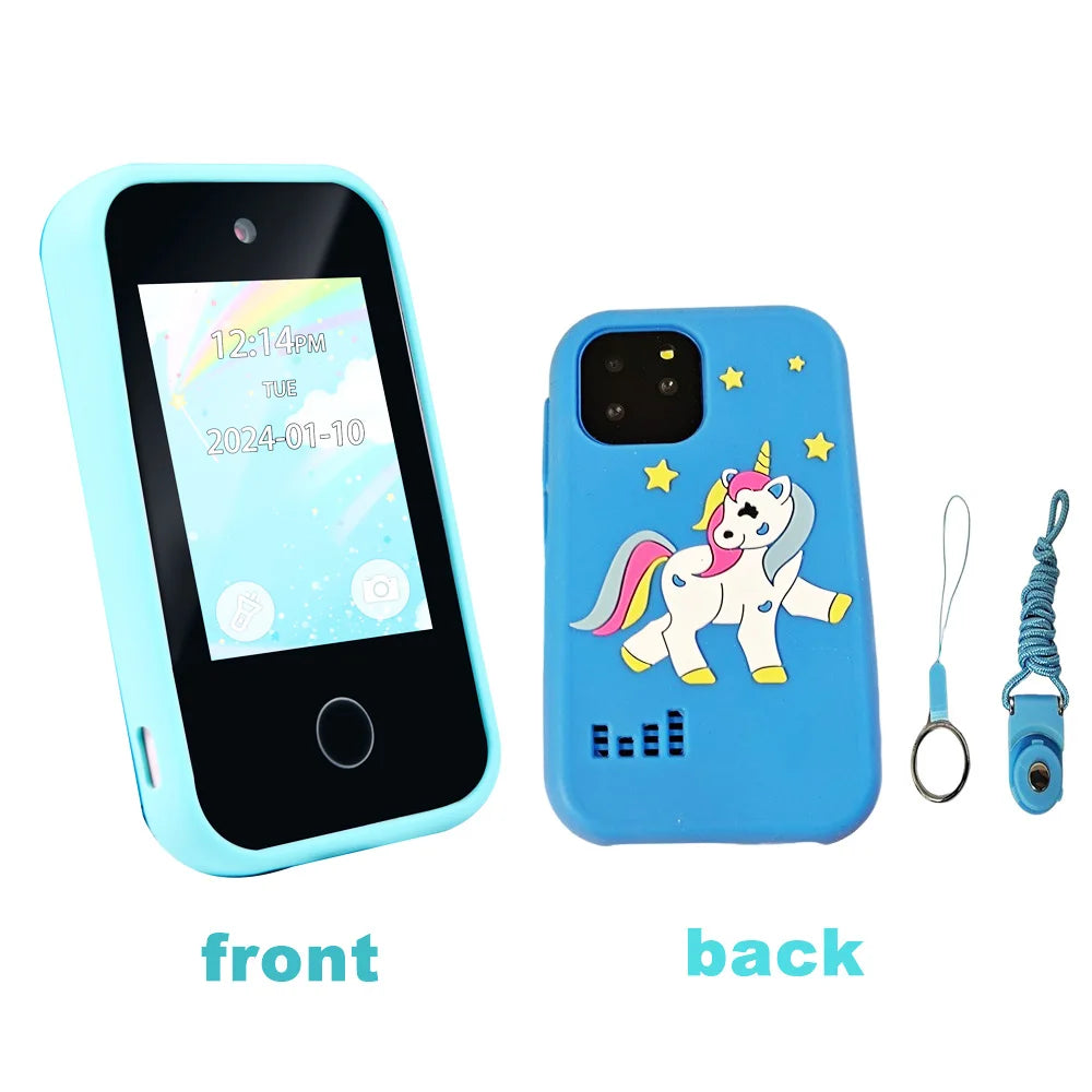 Kids Smart Phone Toys Dual Camera Touch Screen Phone Children Digital Camera 32G SD Card Option Boys Girls Birthday Gifts