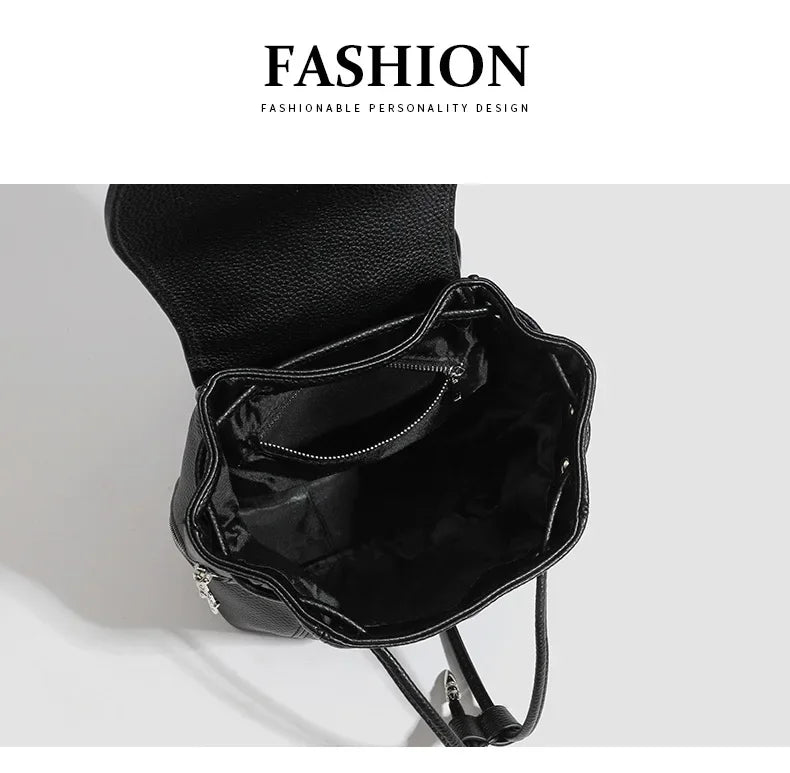 Fashionable Mini Travel Backpack for Women 2024 New Style Versatile Outdoor Bag Stylish Double Shoulder Bag Ladies Love