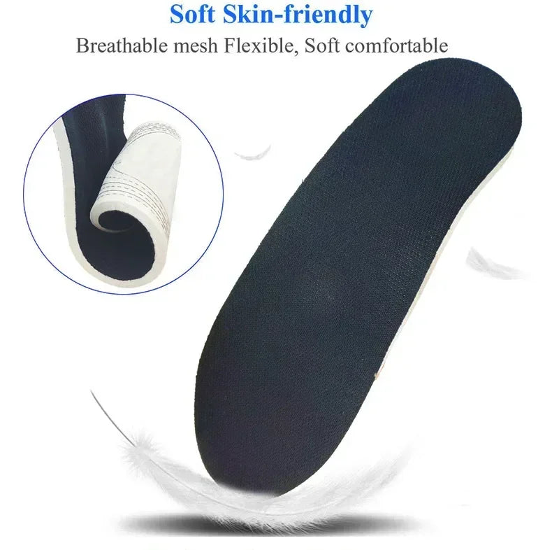 Semelles orthopédiques pour pieds plats, soutien de la voûte plantaire, soulage la pression du mouvement de l'air, amortit le coussin et rembourre la semelle intérieure