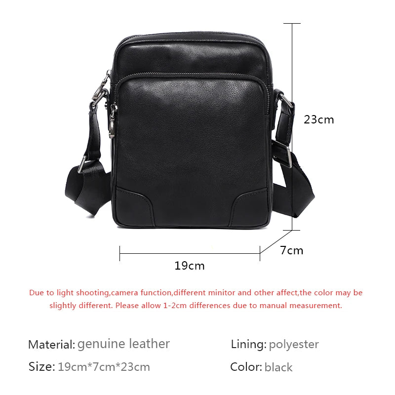 Sac à bandoulière en cuir véritable naturel pour homme, sacoche à rabat en cuir souple, petit sac à bandoulière pour homme, sacoche en cuir de vachette première couche