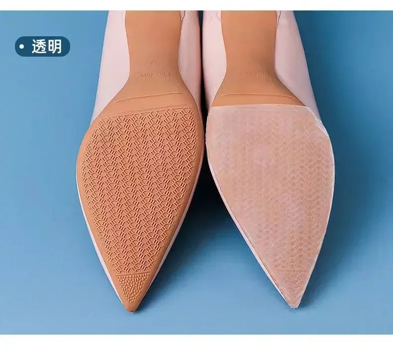 Tapis de chaussures antidérapant et résistant à l'usure, autocollants, protecteur de semelle auto-adhésif, talons hauts, autocollant pour l'avant-pied, coussinets de semelles en caoutchouc de silicone