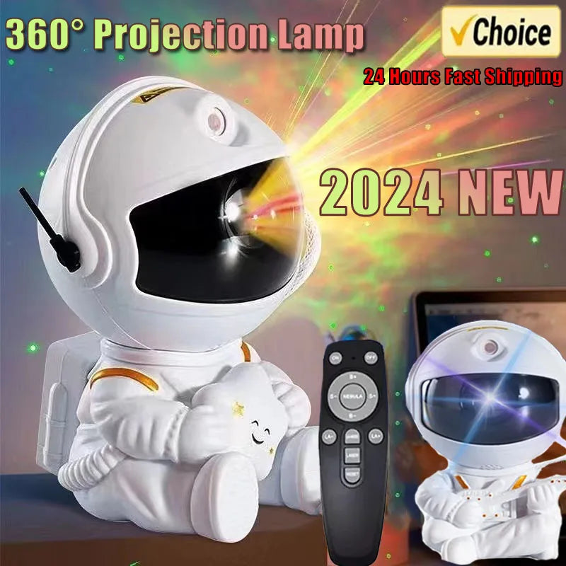Projecteur d'étoiles Galaxy Night Light Astronaut Space Projector Starry Nebuleuse Plafonnier LED Lampe pour Chambre Maison Décorative enfants cadeau