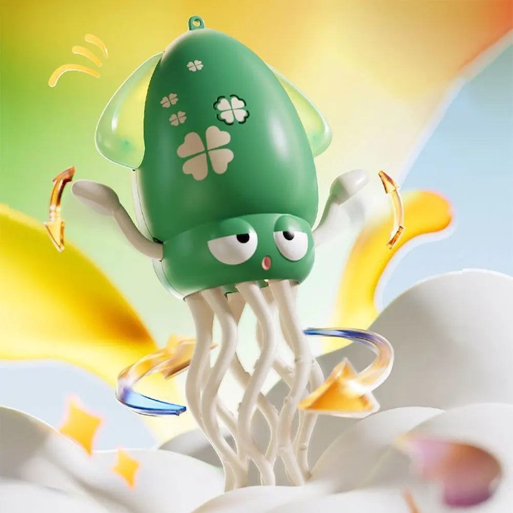 Pieuvre électronique dansante avec musique et lumière, jouet éducatif interactif et mobile, idéal comme cadeau pour enfant