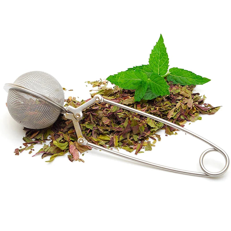 Tea Infuser Stainless Steel Tea Strainer Leaf Tea Filter Sieve Spice Ball Infuser Mesh Strainer Tea Brewing Kitchen Accessories