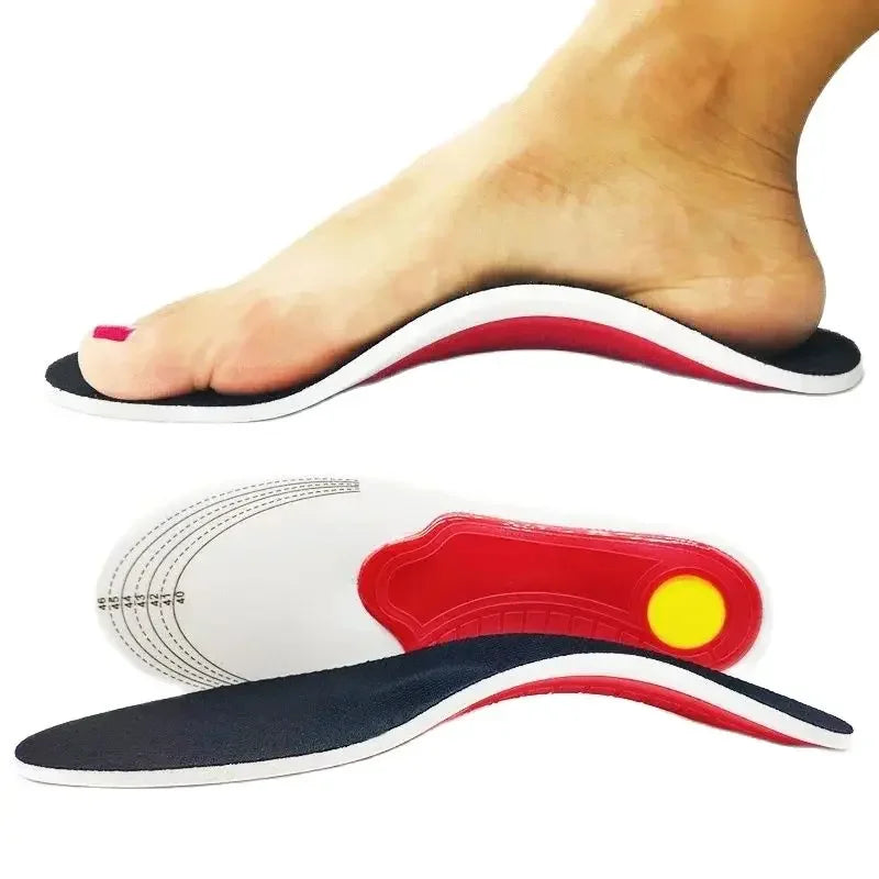 Semelles orthopédiques pour pieds plats, soutien de la voûte plantaire, soulage la pression du mouvement de l'air, amortit le coussin et rembourre la semelle intérieure