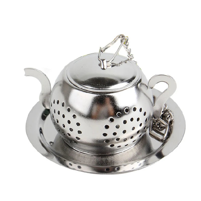 Tea Infuser Stainless Steel Tea Strainer Leaf Tea Filter Sieve Spice Ball Infuser Mesh Strainer Tea Brewing Kitchen Accessories