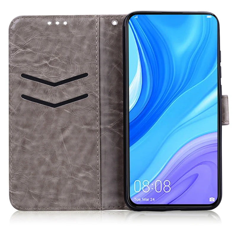 For Huawei P Smart Pro Case Phone Cover Soft Silicone Wallet Flip Case for Coque Huawei P Smart Pro Phone Case Fundas 2019 Cover