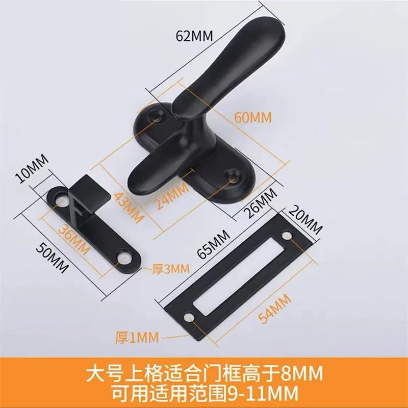 1pc Stainless Steel Door Window Latch Indoor Door Security Lock Bathroom Barn Door Bolt Home Improvement Hardware Fittings