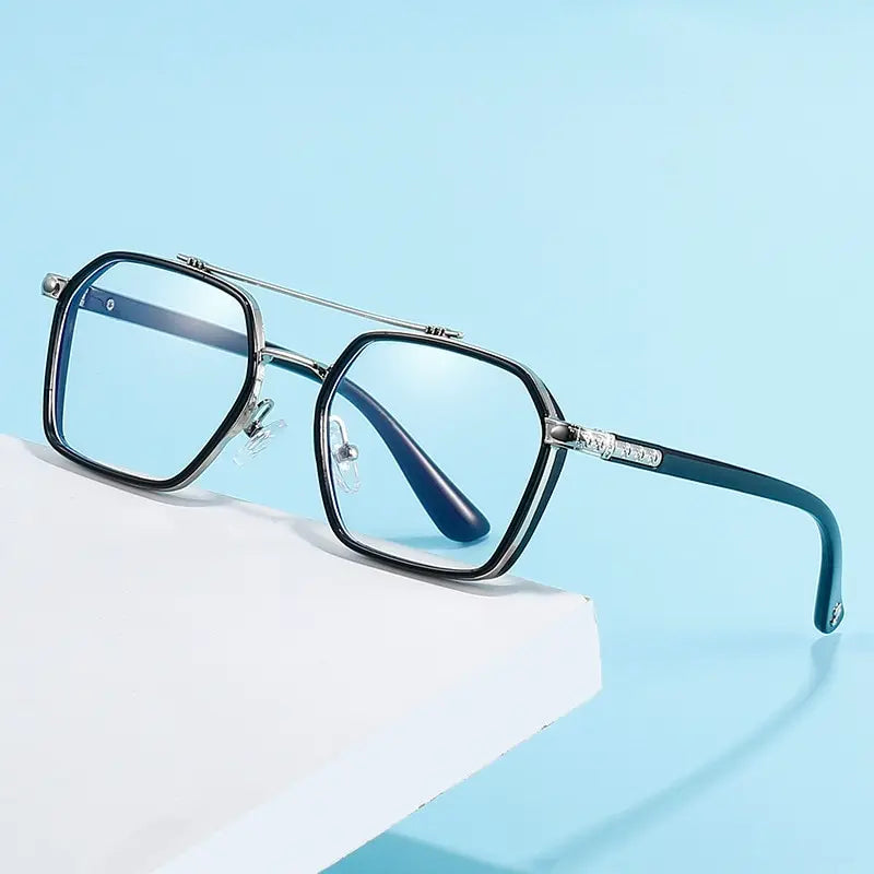 Miroir rétro à double faisceau anti-lumière bleue pour ordinateur, protection des yeux, pour la lecture et les jeux, pour hommes et femmes, 2023