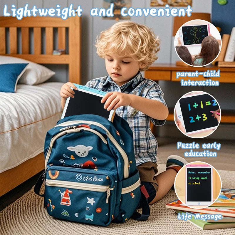 Tablette graphique LCD 8,5/10/12/16 pouces, tableau de dessin animé, jouets, cadeaux pour filles et garçons de 3 à 12 ans, bloc-notes pour enfants