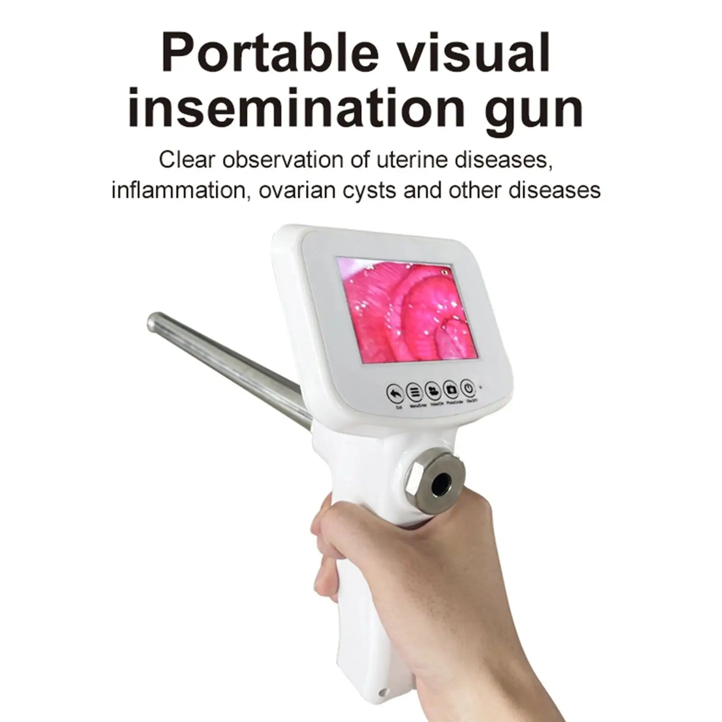 Cow Feeding Tools Cow Visual Artificial Insemination Gun Veterinary Breeding Tools Livestock Farm Endoscope Ai Insemination