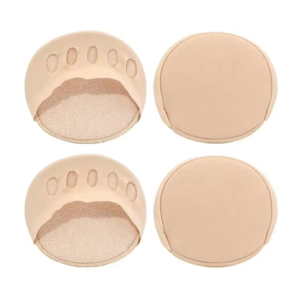 2/4pcs Five Toes Forefoot Pads for Women High Heels Half Insoles Invisible Foot Pain Care Absorbs Shock Socks Toe Pad Inserts