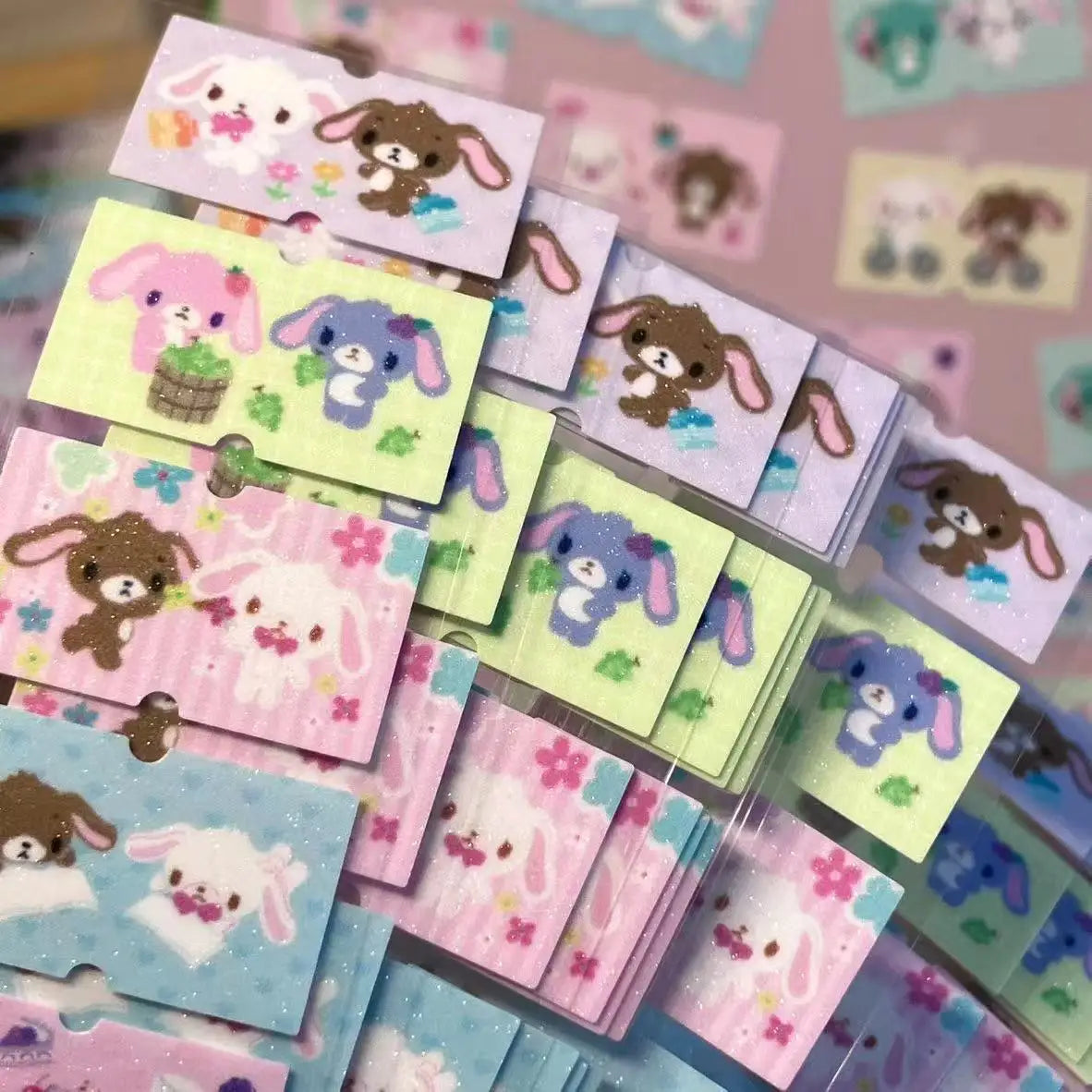 Repeat Kawaii Sanrio Sugarbunnies Cartoon Label Stickers Creative Peripherals Hand Account Notes Decorative Sealing Stickers