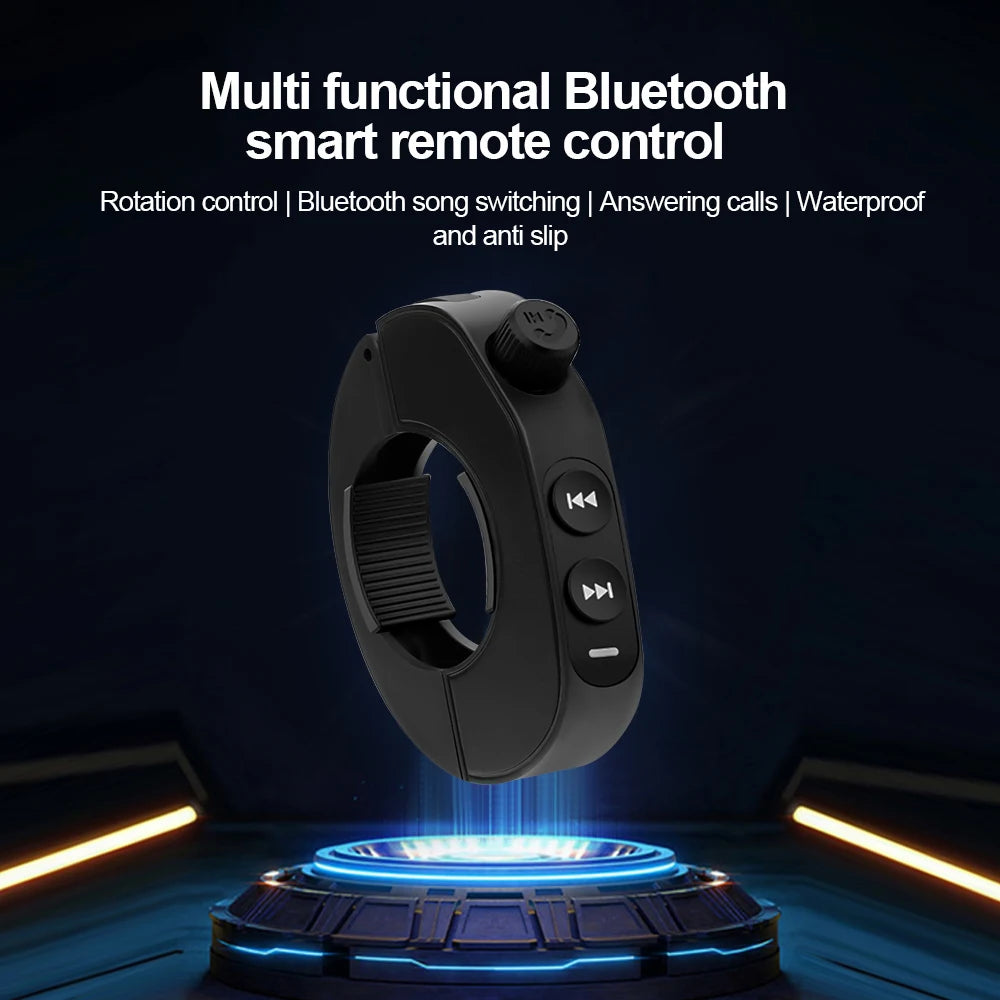 Télécommande sans fil V5.3 pour guidon de moto, casque, boutons, kit mains libres, assistant vocal, étanche