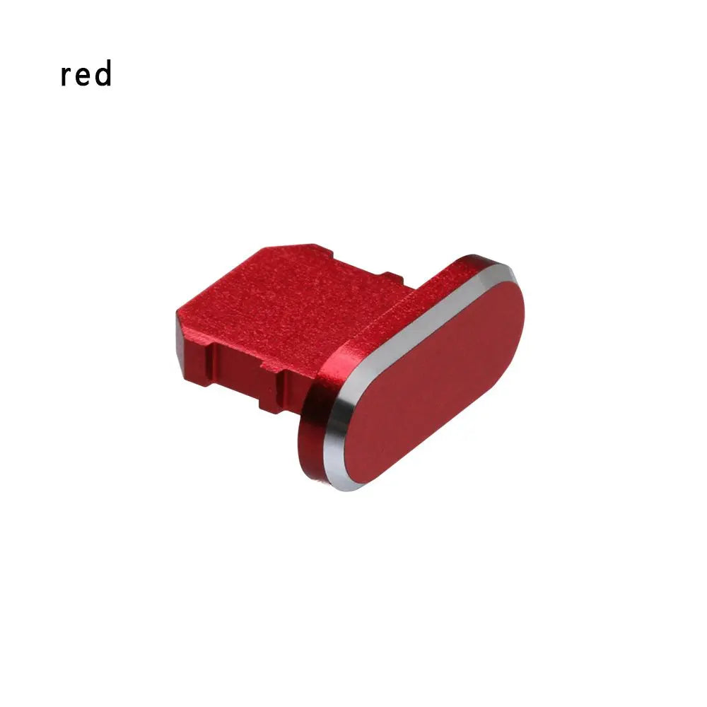 1PC Metal Charger Port Anti Dust Plug Stopper For iPhone 14 13 12 11 X XR Max 8 7 Plus Phone Accessory Charging Plug Cap Cover