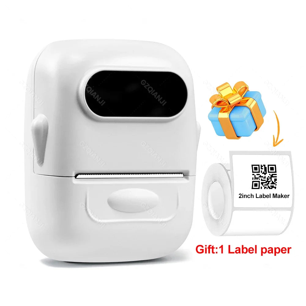 Marklife P50 Bluetooth Thermal Label Printer Barcode Sticker Paper Printer Self-adhesive Label Maker Labeling Portable Machine