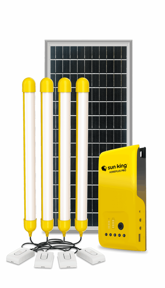 HomePlus Pro, Sunking Solar Home System, Comprehensive lighting and smartphone charging