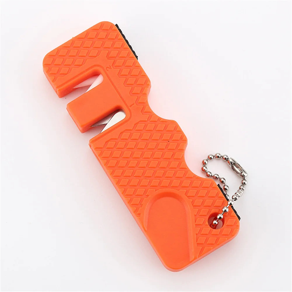 Knife Sharpener Pocket Ceramic Sharpen Diamond Tool Scissor Sharpen Gears Fish Hook Carbide Knife Whetstone Outdoor Multi Tools