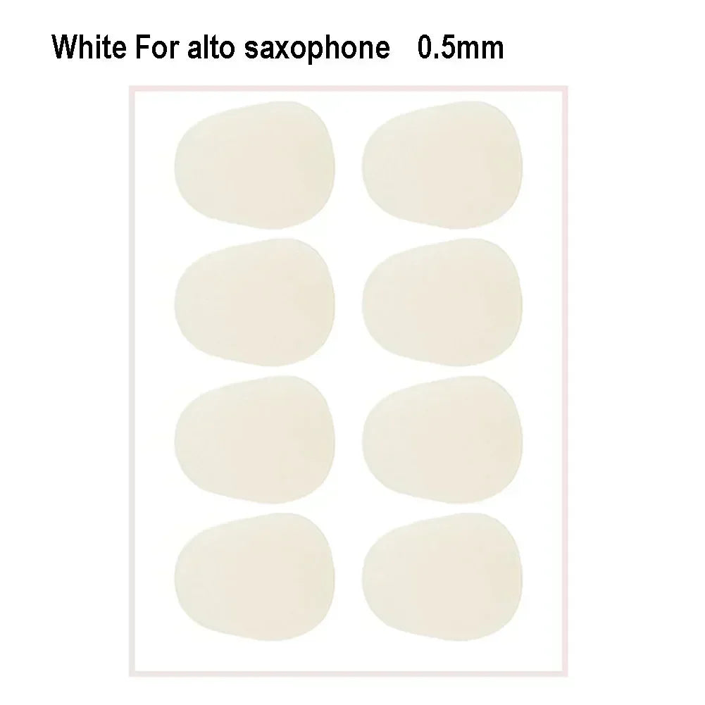 Coussinets d'embouchure pratiques et de qualité, en silicone, pour saxophone, clarinette, 0,5 mm/0,8 mm