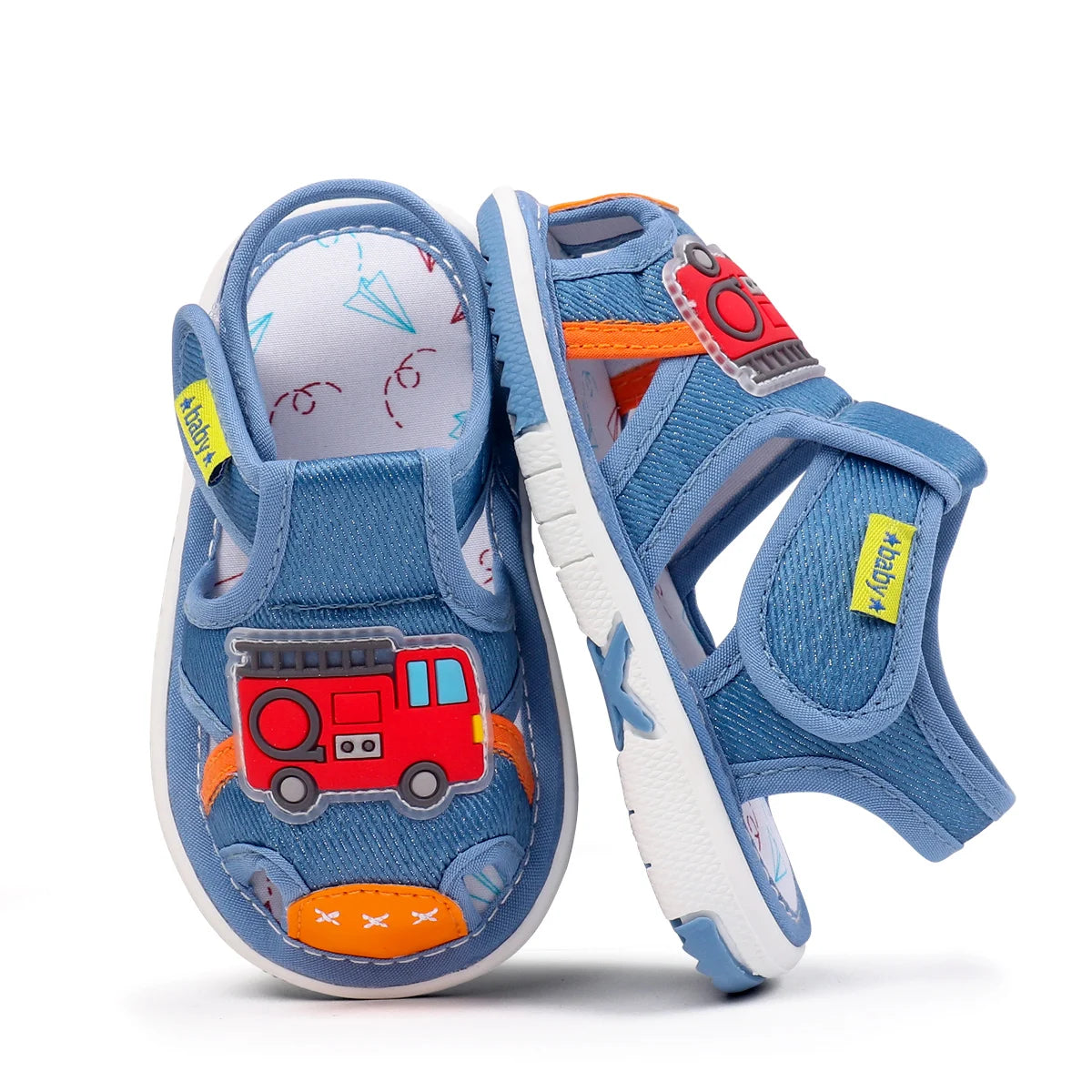 Chaussures d'été grinçantes pour bébés filles et garçons, chaussures de marche d'intérieur et d'extérieur de haute qualité avec TPR, tendance 2025