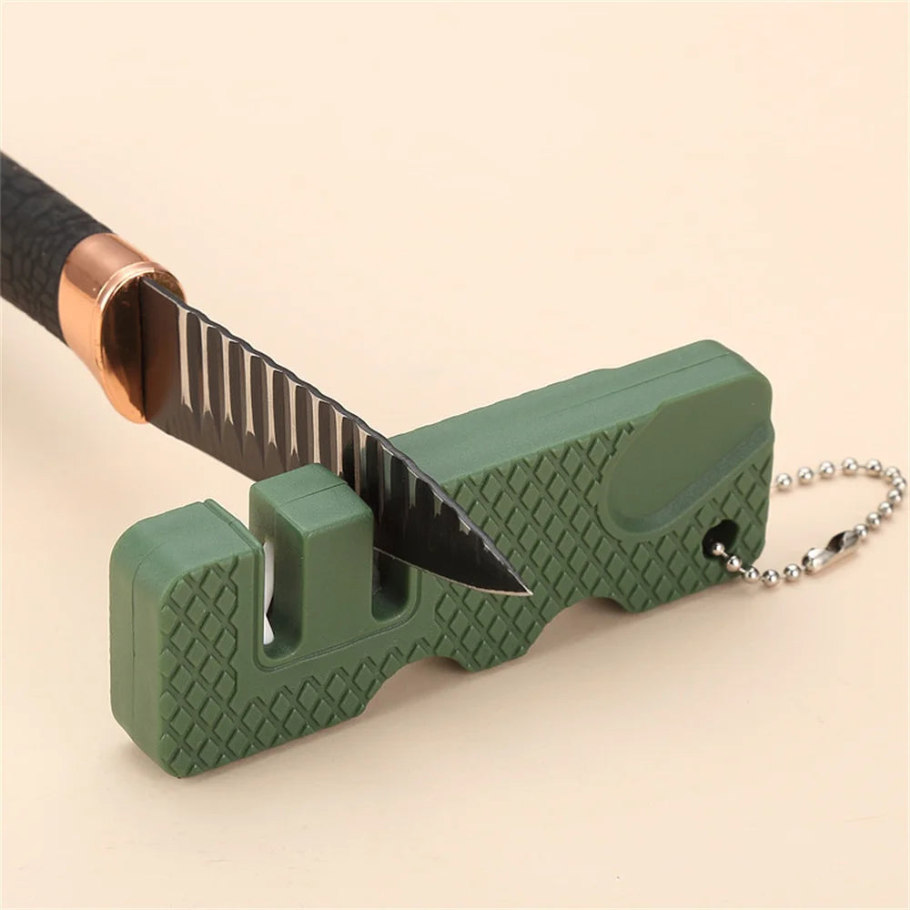 Knife Sharpener Pocket Ceramic Sharpen Diamond Tool Scissor Sharpen Gears Fish Hook Carbide Knife Whetstone Outdoor Multi Tools
