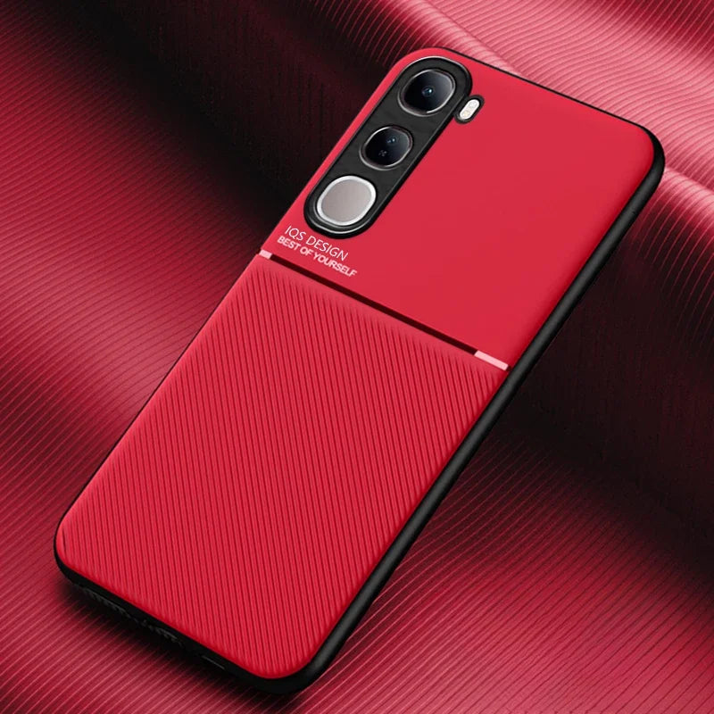 Magnetic Car Phone Case for vivo V40 Lite 4g/5G Prov40 vivo Magnet Metal Soft TPU Shockproof Cover VIVO V40 pro V 40 v40 lite 4G