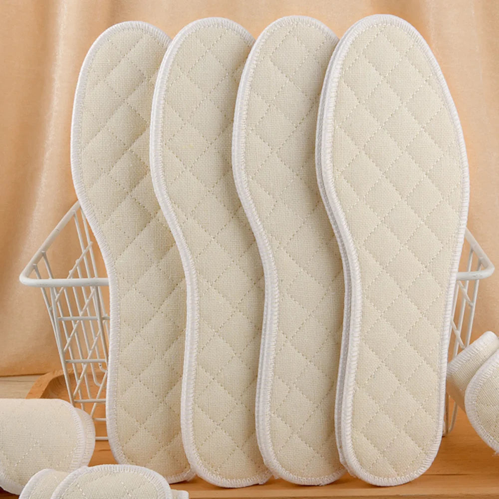 Semelles intérieures déodorantes en armoise pour hommes et femmes, coussinets de sport doux et respirants, absorbant la transpiration, coussinets de chaussures de course