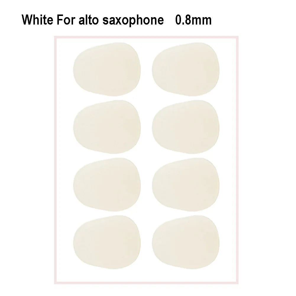 Coussinets d'embouchure pratiques et de qualité, en silicone, pour saxophone, clarinette, 0,5 mm/0,8 mm