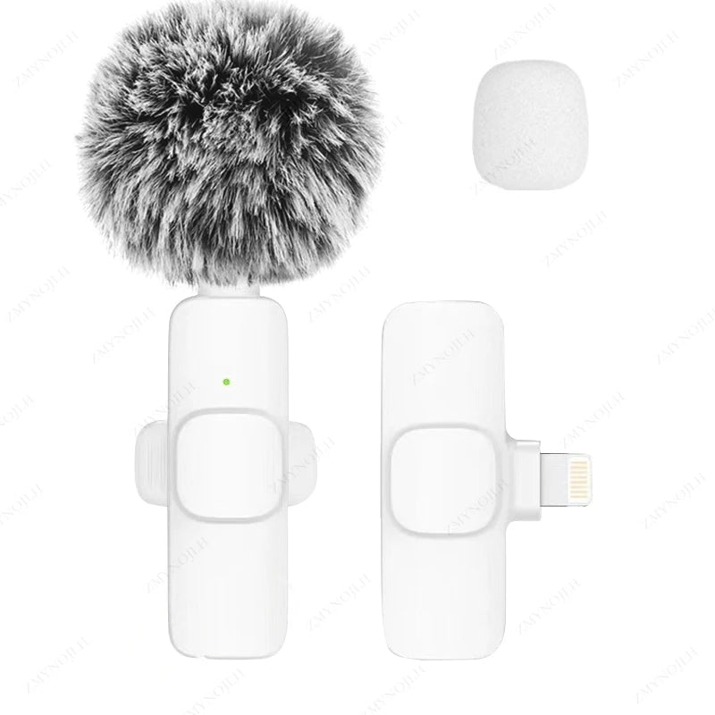 Nouveau microphone cravate sans fil, mini microphone portable pour enregistrement audio et vidéo, pour iPhone, Android, PC, appareil photo, jeux en direct, téléphone