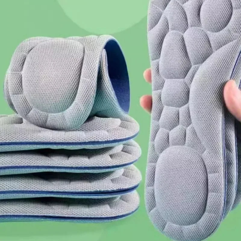 Lot de 10 semelles intérieures en mousse à mémoire de forme 5D, épaisses, respirantes, confortables, pour chaussures à talons hauts, coussinets orthopédiques