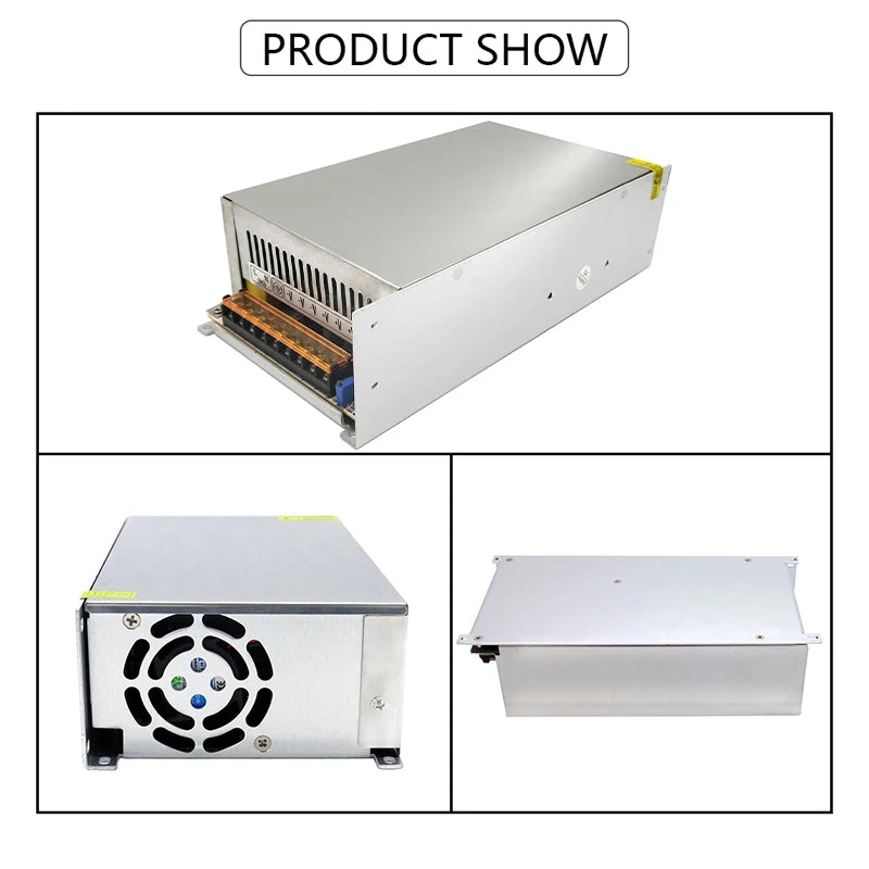 DC48V 720W 800W 1000W 1200W 1500W High Wwitching Power Supply Aluminum Case Fan 110V 220V AC to DC 48V Transformer Converter
