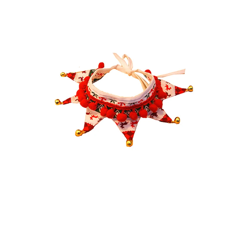 Accessoires de Noël pour chien, écharpe de Noël pour chien, chat, bavoir pour chiot, collier pour animal de compagnie, collier pour petit chien, fête de vacances, accessoires de toilettage