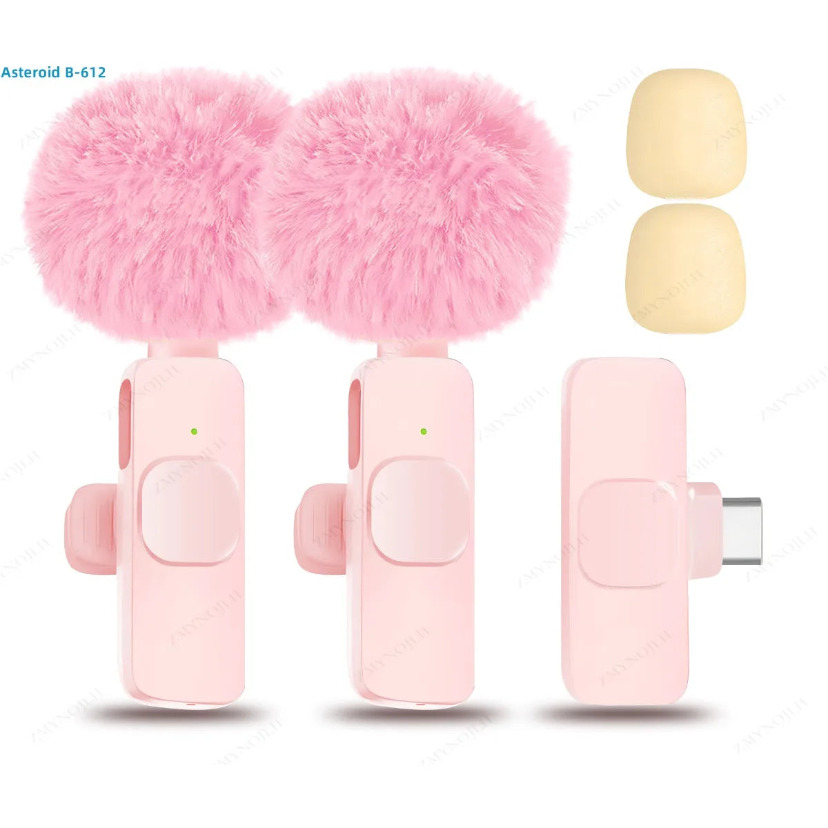 Nouveau microphone cravate sans fil, mini microphone portable pour enregistrement audio et vidéo, pour iPhone, Android, PC, appareil photo, jeux en direct, téléphone