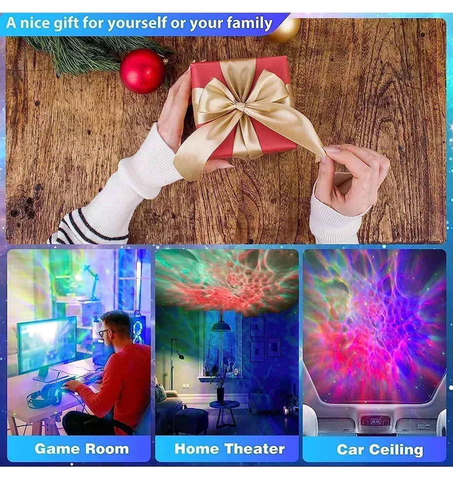 Projecteur d'étoiles Galaxy Night Light Astronaut Space Projector Starry Nebuleuse Plafonnier LED Lampe pour Chambre Maison Décorative enfants cadeau