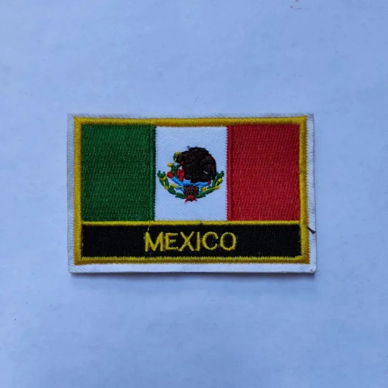 【We offer Customization】BR/CN/USA/MX/RU Removable Flag Sticker Patch Ornament on Tactical Backpack